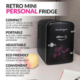 Mini Personal Fridge without Freezer - Back - 0.2 cubic feet