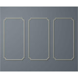 13.35 Sq. Ft. Unfinished Polyurethane Seville Panel Moulding Kit – Triple Panel Design for a Stunning Transformation