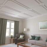 13.35 Sq. Ft. Unfinished Polyurethane Seville Panel Moulding Kit – Triple Panel Design for a Stunning Transformation