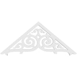 1 x 36 x 15 in. Athens Gable Pediment - Architectural Grade PVC Moulding (10/12 Pitch)